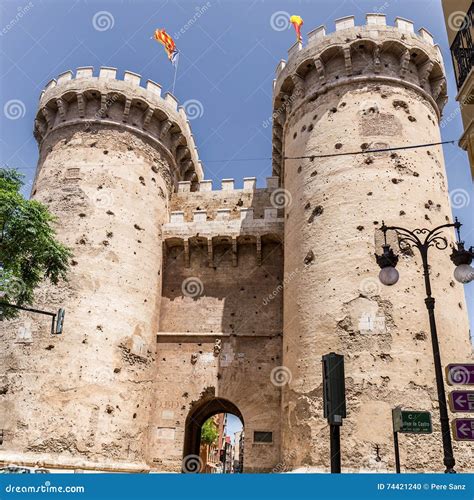 Quart Towers In Valencia Stock Photo Image Of Holes