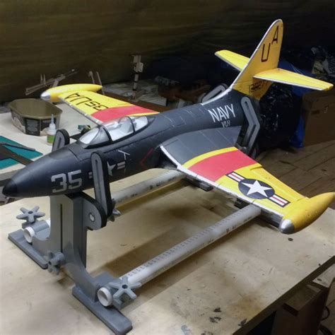 3d Printable Rc Plane Stand By Marcin Hudyka