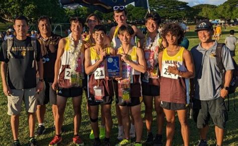 Mililani Boys End 22 Year Oia Cross Country Title Drought Hawaii Prep