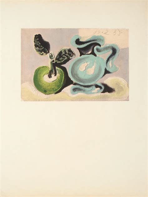 Bonhams Pablo Picasso Spanish 1881 1973 Le Pot Bleu Lithograph Printed In Colours 1956 On