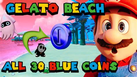 Super Mario Sunshine Part Gelato Beach All Blue Coins Youtube