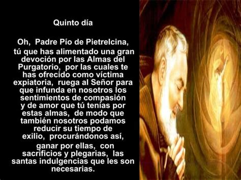 Padre pío novena quinto día PPT Descarga Gratuita