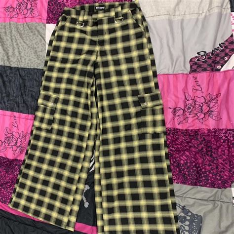 Hot Topic Long Plaid Pants Worn Once Great Depop