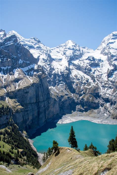 Oeschinensee Wanderung Holoholo Wandern Schweiz Urlaub Schweiz