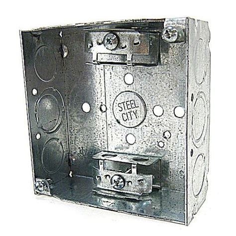 Thomas And Betts 52151 X Pre Galvanized Steel Standard Square Box 4 Inch X 4 Inch X 1 12 Inch 21