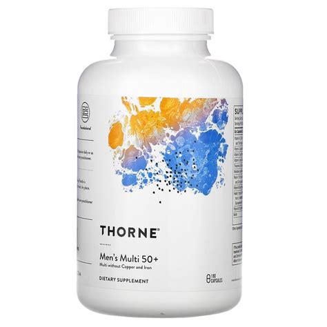 Thorne Research Men S Multi 50 180 Capsules IHerb