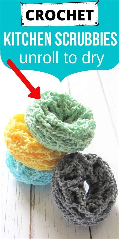 Best Crochet Scrubbie Free Pattern Unroll To Clean Crochet Dreamz