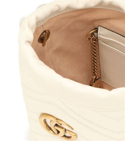 Gg Marmont Mini Leather Bucket Bag Gucci Mytheresa Bucket Bag