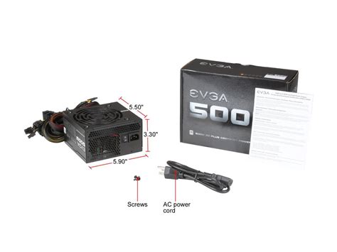 Evga 500w 80plus Power Supply Unit Internal 500 W Neweggca