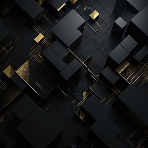 Premium Photo | Geometric black background abstract 4k dark tone black wallpaper backdrop ...