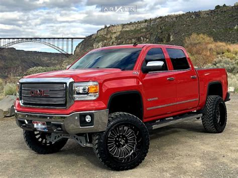 Lifted Red Gmc Trucks