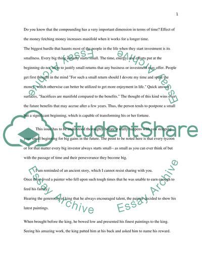 Advanced Financial Planning Essay Example Topics And Well Written