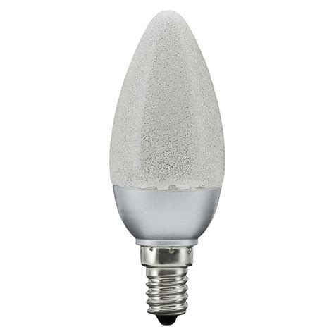 Paulmann 280 88 LED Kerze 1 4W E14 warmweiß Eiskristall Leuchtmittel