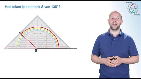 De Geodriehoek Hoe Teken Je Een Hoek Havo Vwo Wiskundeacademie