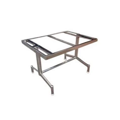 Stainless Steel Restaurant Dining Table Frame Grade Of Material Ss