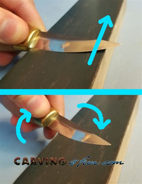 How To Sharpen Your Wood Carving Knife With Pictures Carving Is Fun