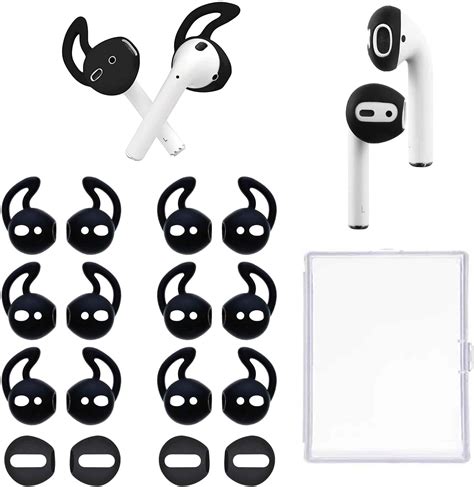 Generic Brands 8 Pairs Ear Covers Ear Hooks Professional Anti Slip Silicone Earbuds