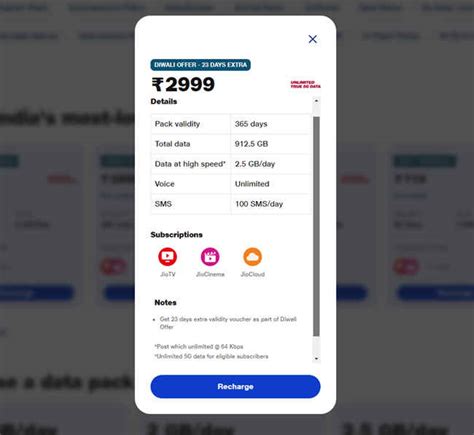 Jio Diwali Offer Reliance Jio