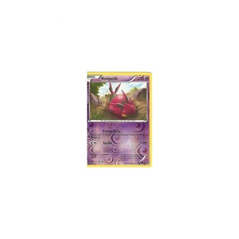 Pokemon Trading Card Game 38 98 Venipede Reverse Holo BW 02 Emerging