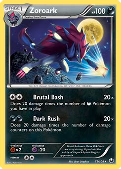 Zoroark Black WhiteDark Explorers TCG Card Database