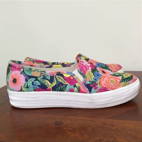 Keds Shoes Keds X Rifle Paper Co Juliet Slip On Floral Shoe 95