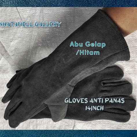 Jual Sarung Tangan Kulit Proyek Las Welding Inch Cm Gloves