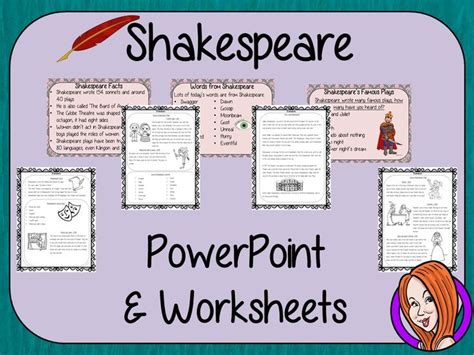 Shakespeare Powerpoint And Worksheets Teaching Shakespeare Lesson Plans Shakespeare Lesson