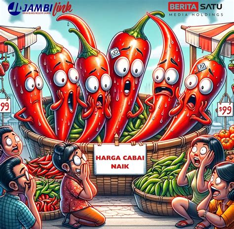 Lonjakan Harga Cabai Di Pasar Tradisional Kota Jambi Jelang Ramadhan