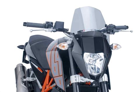 PUIG Windschutzscheibe Naked N G Sport KTM 690 Duke R 2013 Getönt Hell