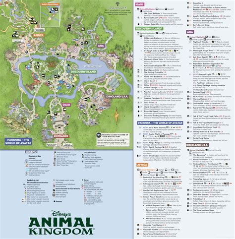 Disney's Animal Kingdom Map - Orlando - Ontheworldmap.com