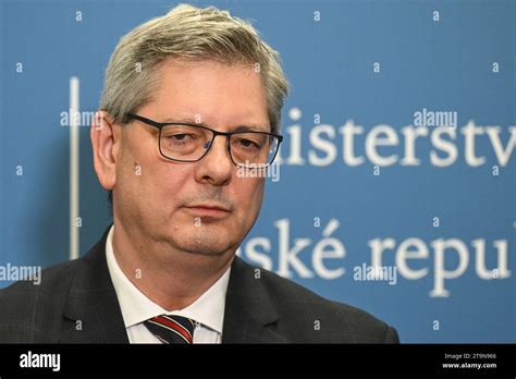 Prague, Czech Republic. 23rd Nov, 2023. Slovak justice minister Boris ...