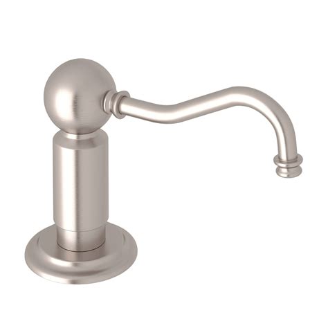 Rohl Traditional Style Soap And Lotion Dispenser Satin Nickel Model Number Ls850pstn