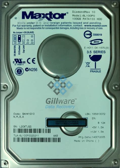 Maxtor Data Recovery Case Study Taking Control Gillware Inc