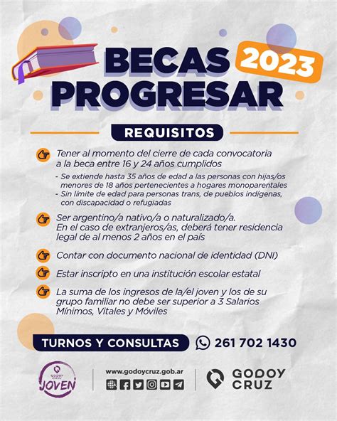 Becas Progresar Inscripciones Abiertas Hasta El 31 De Agosto Godoy Cruz