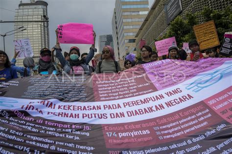 Peringatan Hari Perempuan Internasional Di Jakarta Antara Foto