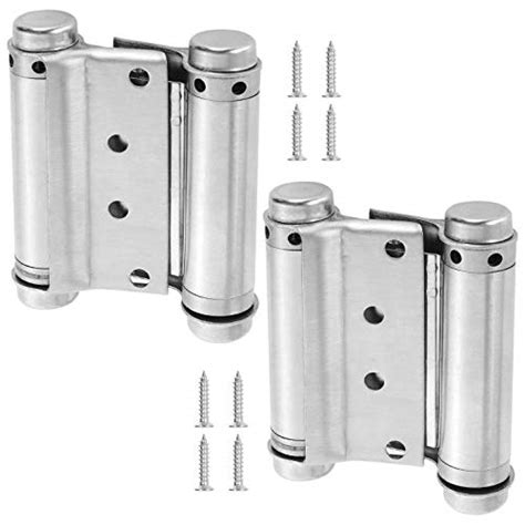 Ziqi Inch Double Action Spring Door Hinge Pack Stainless Steel Self