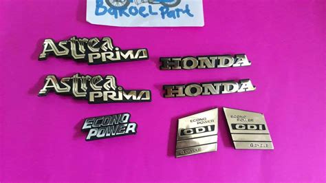 Jual Emblem Emblim Logo Set Honda Astrea Prima Astreaprima Lengkap Di