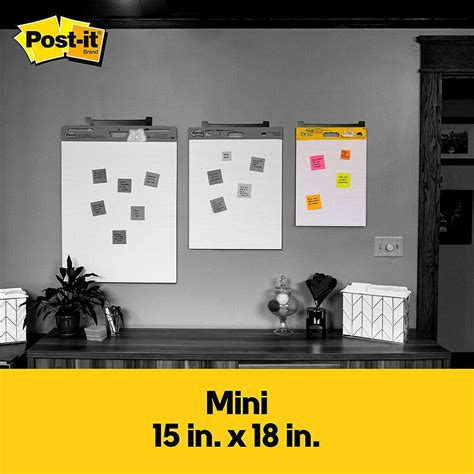 Post It Super Sticky Mini Easel Pad X Inches Sheets Pad