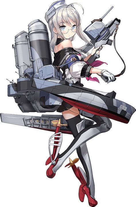 Zeco Heywood L Edwards Kancolle Kantai Collection Official Art 1girl Ahoge Black