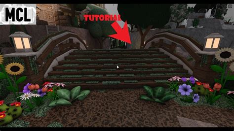 How To Make An Overgrown Bridge In Bloxburg Youtube