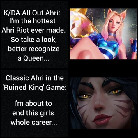 Ruined King Ahri is so cool : r/AhriMains