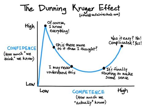 Dunning Kruger Effect | Dunning–kruger effect, Critical thinking skills ...