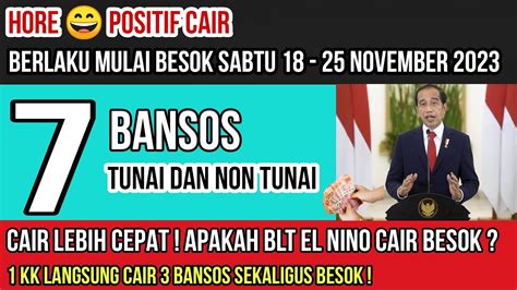 Hore Bansos Cair Lebih Awal Mulai November Kpm Pkh Dan Bpnt Blt