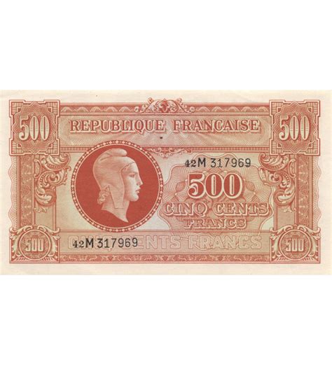 Billet Du Tresor Francs Marianne S Rie M Sup Suffren