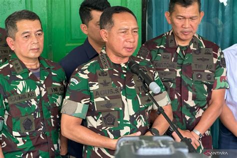 Panglima Tni Akan Evaluasi Sop Penyimpanan Amunisi Di Gudmurah Antara