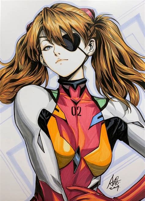 Neon Genesis Evangelion Asuka Langley Soryu By Artgerm Stanley Lau