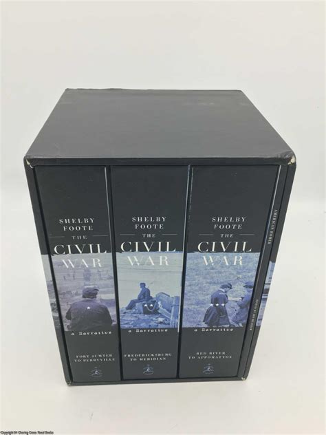 The Civil War Trilogy Box Set With American Homer By Foote Shelby Meacham Jon Near Fine