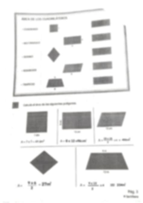 SOLUTION Soluci N Matem Tica De Reas De Figuras Planas 4eso Studypool