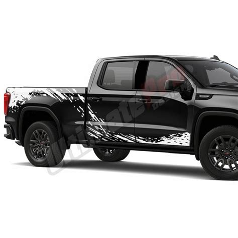 Set Splash Decal Sticker Compatible With Gmc Sierra 2018 2019 Etsy