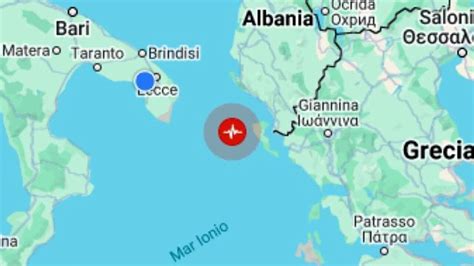 Scosse Di Terremoto Al Largo Della Grecia Avvertite Anche Nel Salento